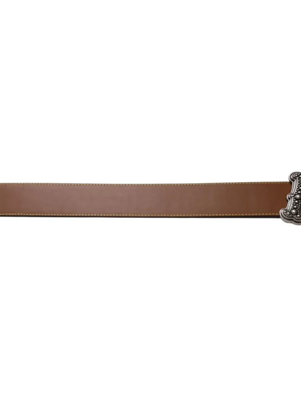 Louis Vuitton Belt LV Reversible Brown Metal Silver